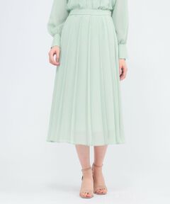 EPOCA / エポカ ロング・マキシ丈スカート | エアリーシフォン プリーツスカート