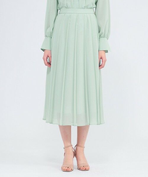 EPOCA / エポカ ロング・マキシ丈スカート | エアリーシフォン プリーツスカート | 詳細3