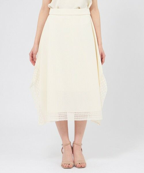 EPOCA / エポカ ロング・マキシ丈スカート | コイルレースコンビニット イレギュラーヘムスカート | 詳細3
