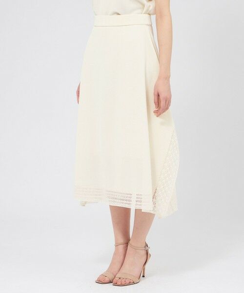 EPOCA / エポカ ロング・マキシ丈スカート | コイルレースコンビニット イレギュラーヘムスカート | 詳細4