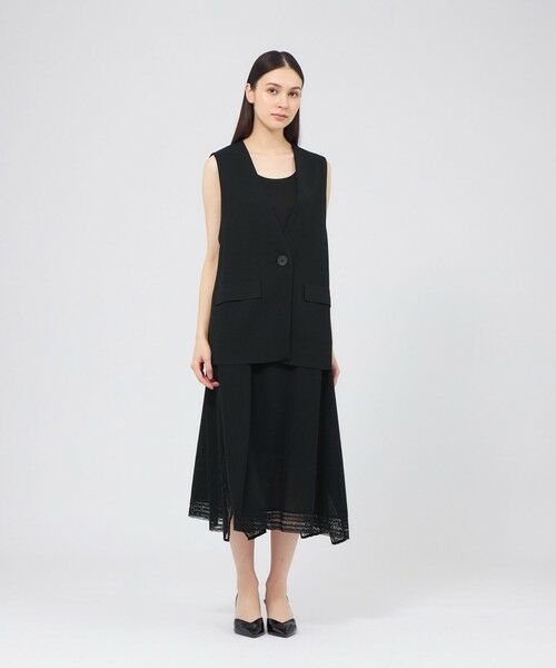 EPOCA / エポカ ロング・マキシ丈スカート | コイルレースコンビニット イレギュラーヘムスカート | 詳細2