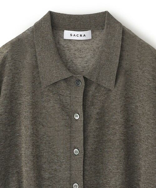 EPOCA / エポカ ニット・セーター | 【SACRA】シアーニットカーディガン《WEB＆EPOCA THE SHOP店舗限定》 | 詳細2