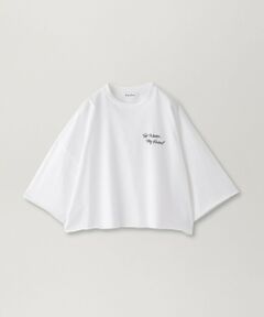 EPOCA / エポカ カットソー | 【SACRA】ロゴクロップドカットソー《WEB＆EPOCA THE SHOP店舗限定》