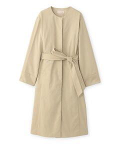 EPOCA / エポカ その他アウター | 【EPOCA STORIA】ノーカラーツイルコート《WEB＆EPOCA THE SHOP店舗限定》