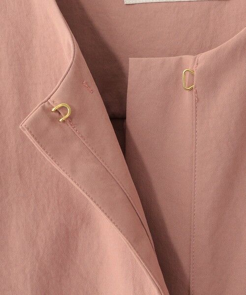 EPOCA / エポカ その他アウター | 【EPOCA STORIA】ノーカラーツイルコート《WEB＆EPOCA THE SHOP店舗限定》 | 詳細4
