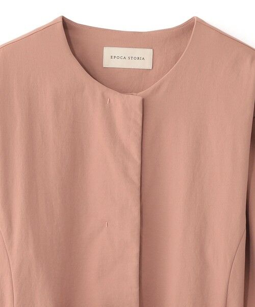 EPOCA / エポカ その他アウター | 【EPOCA STORIA】ノーカラーツイルコート《WEB＆EPOCA THE SHOP店舗限定》 | 詳細2