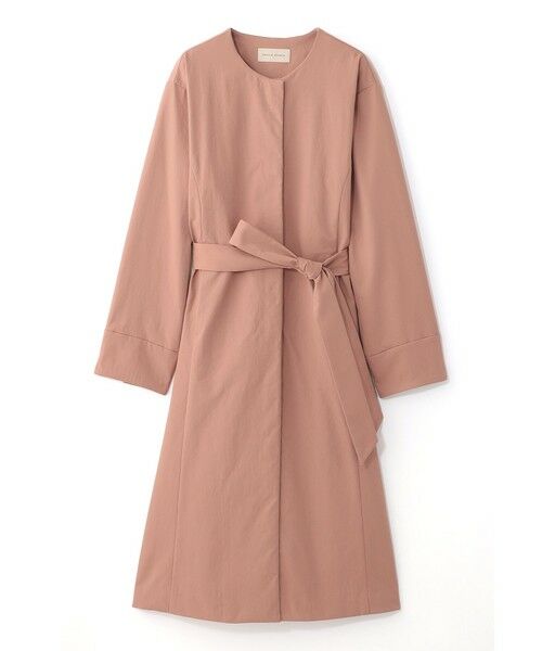 EPOCA / エポカ その他アウター | 【EPOCA STORIA】ノーカラーツイルコート《WEB＆EPOCA THE SHOP店舗限定》（ピンク3）