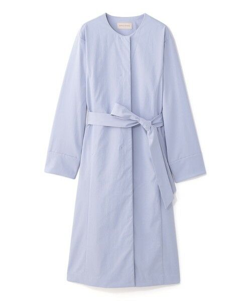 EPOCA / エポカ その他アウター | 【EPOCA STORIA】ノーカラーツイルコート《WEB＆EPOCA THE SHOP店舗限定》（ブルー5）
