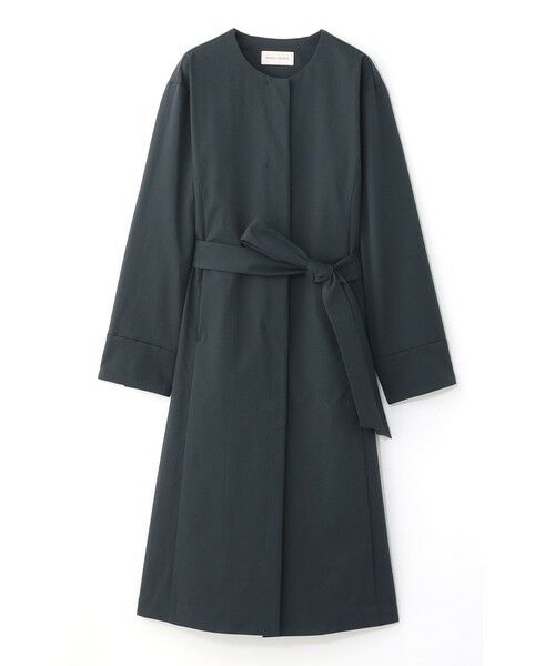 EPOCA / エポカ その他アウター | 【EPOCA STORIA】ノーカラーツイルコート《WEB＆EPOCA THE SHOP店舗限定》（ネイビー2）