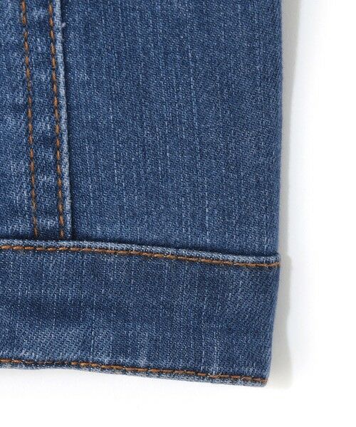 EPOCA / エポカ ノーカラージャケット | 【EPOCA STORIA】ノーカラーデニムジャケット(インディゴ)《WEB＆EPOCA THE SHOP店舗限定》 | 詳細4