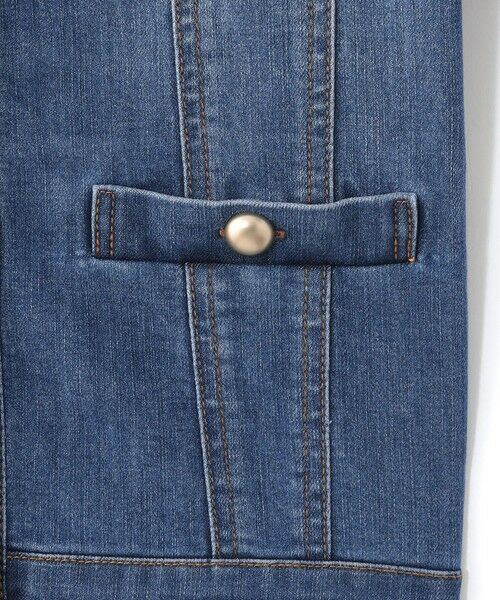EPOCA / エポカ ノーカラージャケット | 【EPOCA STORIA】ノーカラーデニムジャケット(インディゴ)《WEB＆EPOCA THE SHOP店舗限定》 | 詳細5