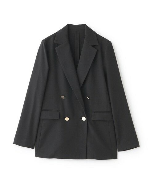 EPOCA / エポカ ノーカラージャケット | 【EPOCA STORIA】バイオツイルジャケット《WEB＆EPOCA THE SHOP店舗限定》（ブラック1）