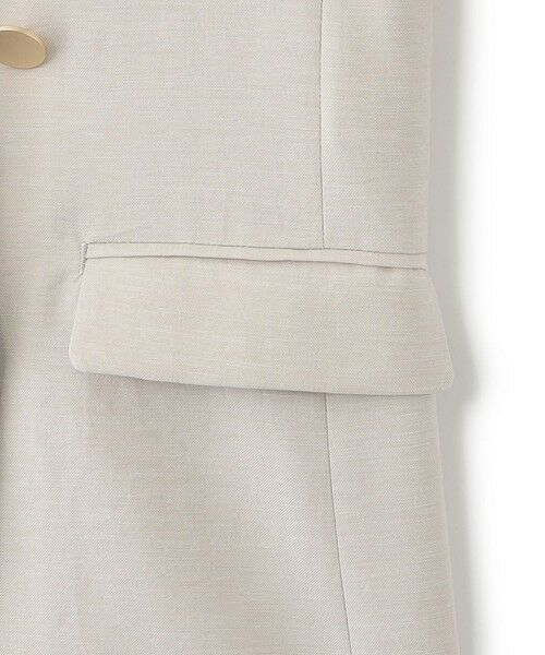 EPOCA / エポカ ノーカラージャケット | 【EPOCA STORIA】バイオツイルジャケット《WEB＆EPOCA THE SHOP店舗限定》 | 詳細5