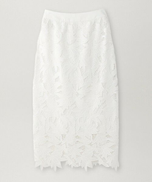 EPOCA / エポカ ロング・マキシ丈スカート | 【EPOCA STORIA】ケミカルレーススカート《WEB＆EPOCA THE SHOP店舗限定》（ホワイト1）