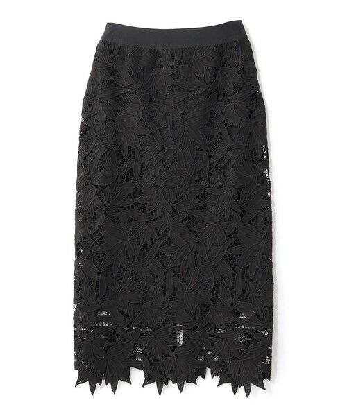 EPOCA / エポカ ロング・マキシ丈スカート | 【EPOCA STORIA】ケミカルレーススカート《WEB＆EPOCA THE SHOP店舗限定》（ブラック1）