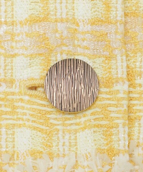 EPOCA / エポカ ノーカラージャケット | シアーライトツイード | 詳細8