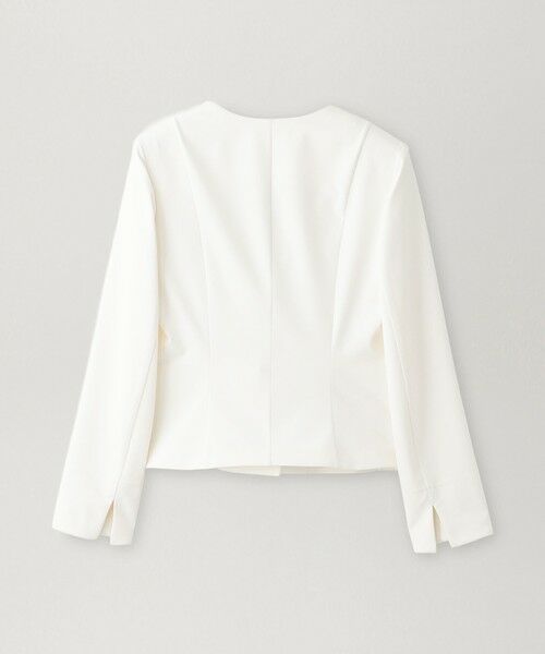EPOCA / エポカ ノーカラージャケット | 【WEB＆一部店舗限定】 クリーンストレッチ ノーカラージャケット | 詳細1