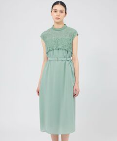 EPOCA / エポカ ロング・マキシ丈ワンピース | リバーレースケープドレス