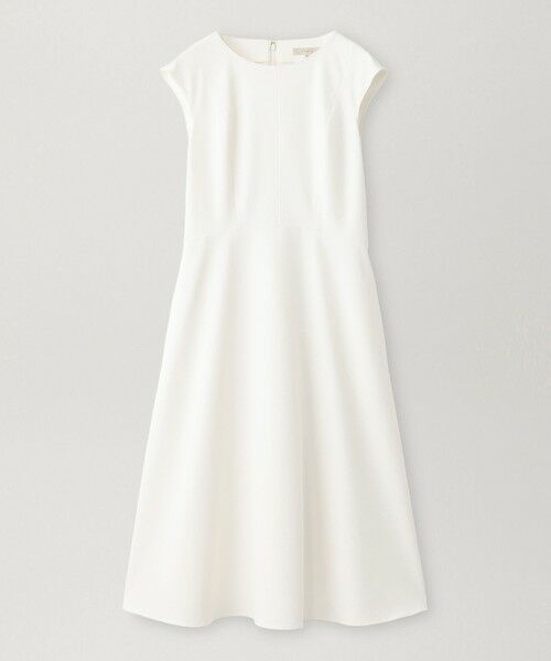 EPOCA / エポカ ロング・マキシ丈ワンピース | クリーンストレッチ フレアドレス（オフホワイト1）