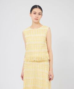 EPOCA / エポカ シャツ・ブラウス | シアーライトツイード ノースリーブブラウス