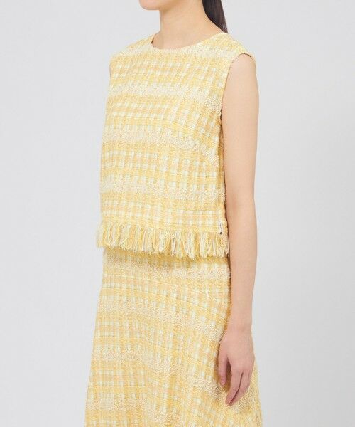 EPOCA / エポカ シャツ・ブラウス | シアーライトツイード ノースリーブブラウス | 詳細5