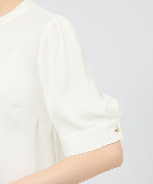 EPOCA / エポカ シャツ・ブラウス | バックサテンジョーゼット ラッフルブラウス | 詳細5