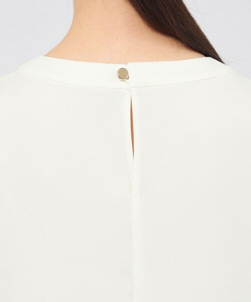 EPOCA / エポカ シャツ・ブラウス | バックサテンジョーゼット ラッフルブラウス | 詳細6