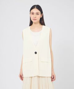 EPOCA / エポカ ニット・セーター | レーヨンナイロン ニットジレ