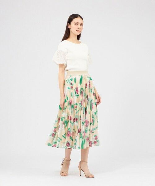 EPOCA / エポカ ニット・セーター | 【La maglia estate】 メッシュパフスリーブ ニットプルオーバー | 詳細2