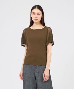 EPOCA / エポカ ニット・セーター | メッシュレイヤードニット 2WAYプルオーバー