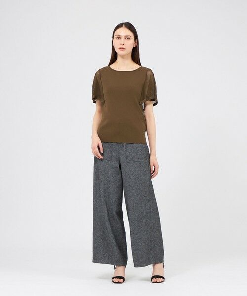 EPOCA / エポカ ニット・セーター | メッシュレイヤードニット 2WAYプルオーバー | 詳細11