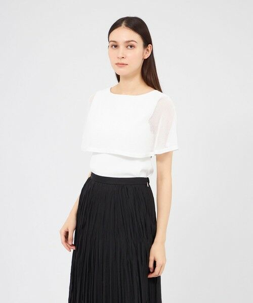 EPOCA / エポカ ニット・セーター | メッシュレイヤードニット 2WAYプルオーバー | 詳細1