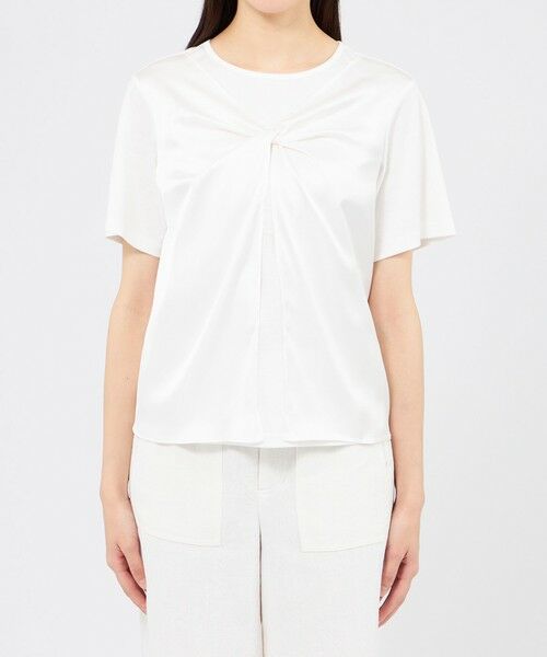 EPOCA / エポカ カットソー | サテンコンビジャージー デザインカットソー | 詳細3