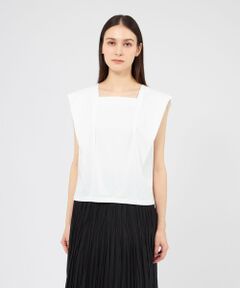 EPOCA / エポカ カットソー | プレーティングジャージー　スクエアネックカットソー