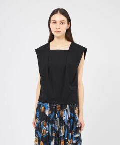 EPOCA / エポカ カットソー | プレーティングジャージー　スクエアネックカットソー