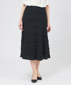 EPOCA / エポカ ロング・マキシ丈スカート | シアーライトツイード フレアスカート