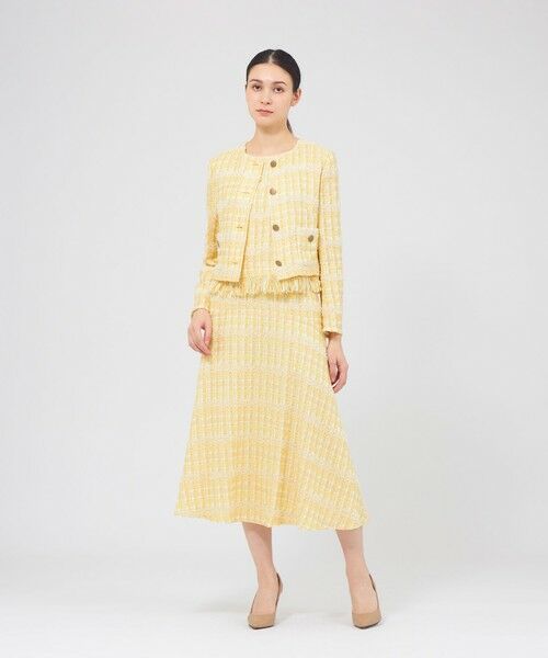 EPOCA / エポカ ロング・マキシ丈スカート | シアーライトツイード フレアスカート | 詳細5