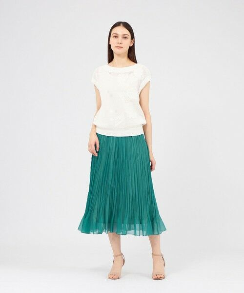 EPOCA / エポカ ロング・マキシ丈スカート | シアーオーガンジー プリーツスカート | 詳細5