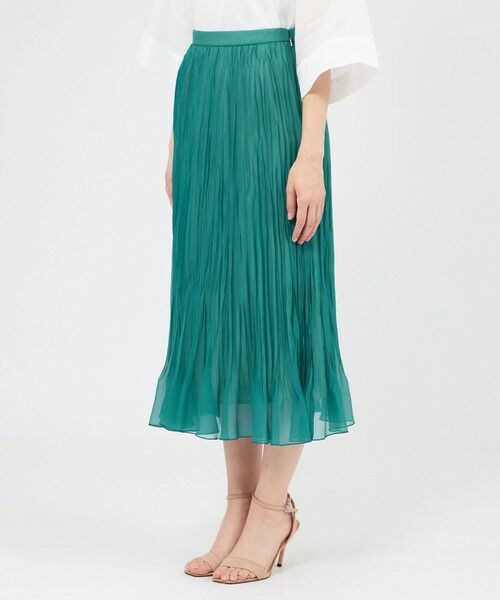 EPOCA / エポカ ロング・マキシ丈スカート | シアーオーガンジー プリーツスカート | 詳細7