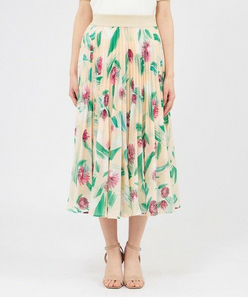 EPOCA / エポカ ロング・マキシ丈スカート | ペインティングベリス プリーツスカート | 詳細6