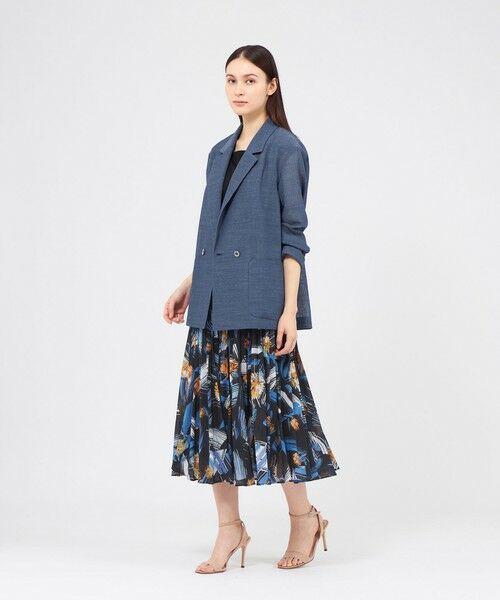 EPOCA / エポカ ロング・マキシ丈スカート | ペインティングベリス プリーツスカート | 詳細2