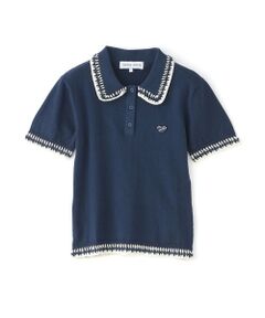 EPOCA / エポカ ニット・セーター | 【MAISON LABICHE】トリミングポロニット《WEB＆EPOCA THE SHOP店舗限定》