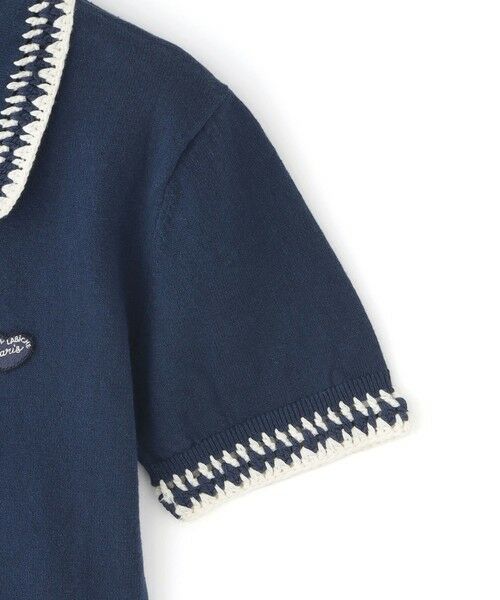 EPOCA / エポカ ニット・セーター | 【MAISON LABICHE】トリミングポロニット《WEB＆EPOCA THE SHOP店舗限定》 | 詳細3