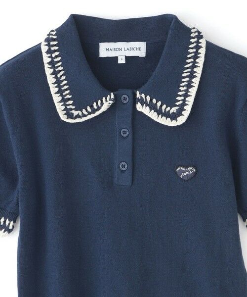 EPOCA / エポカ ニット・セーター | 【MAISON LABICHE】トリミングポロニット《WEB＆EPOCA THE SHOP店舗限定》 | 詳細2