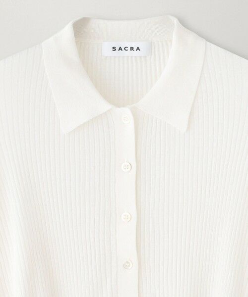 EPOCA / エポカ ニット・セーター | 【SACRA】ポロニットカーディガン《WEB＆EPOCA THE SHOP店舗限定》 | 詳細2