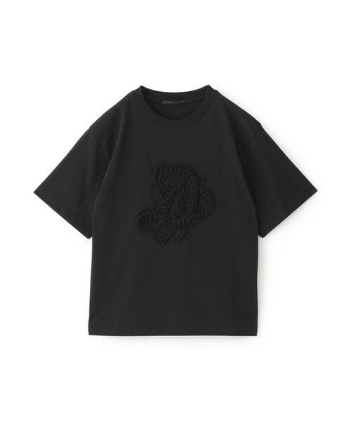 EPOCA / エポカ カットソー | 【MIHOKO SAITO】ボーダーケープカーディガン《WEB＆EPOCA THE SHOP店舗限定》（ブラック1）