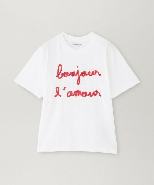 EPOCA / エポカ カットソー | 【MAISON LABICHE】bonjour l'amourカットソー《WEB＆EPOCA THE SHOP店舗限定》（ホワイト1）