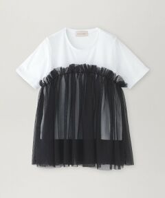 EPOCA / エポカ カットソー | 【EPOCA STORIA】チュールコンビカットソー《WEB＆EPOCA THE SHOP店舗限定》