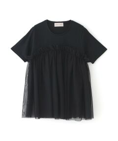 EPOCA / エポカ カットソー | 【EPOCA STORIA】チュールコンビカットソー《WEB＆EPOCA THE SHOP店舗限定》