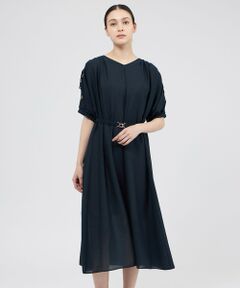 ライトスパンボイル ギャザーワンピース
